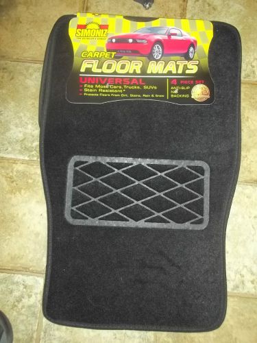 Simoniz floor mats new fits most autos, suv&#039;s trucks