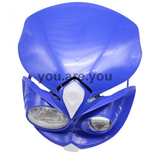 Streetfighter fairing motorcycle headlight for ktm sx xc-f/xcf-w dirt bike blue