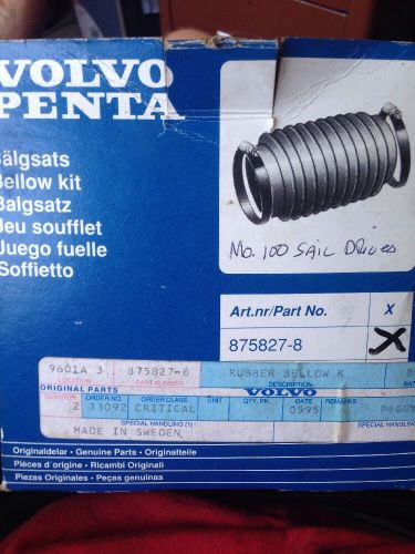 Bellows kit for volvo penta  model 100 sail drive 875827