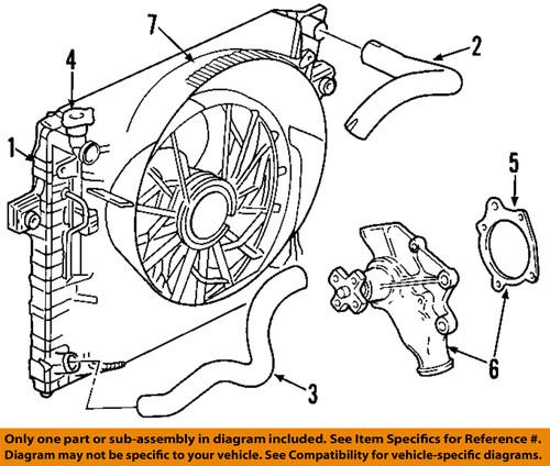 Jeep oem 52079489ab cooling fan-shroud