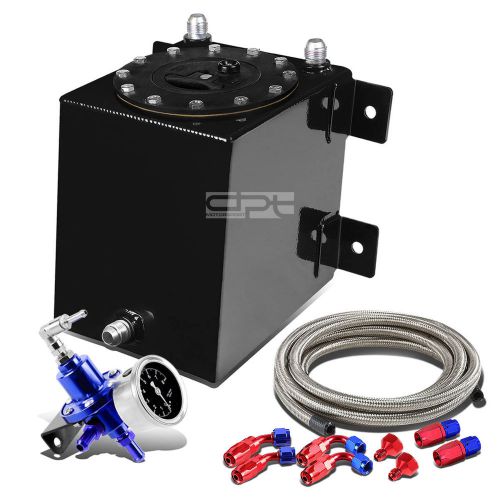 1 gallon lightweight coated reserved fuel tank+cap+line kit+pressure regulator