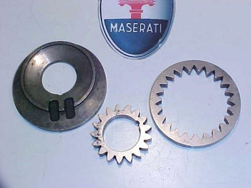 Maserati biturbo engine oil pump gears_cover plate 311820321_311820324 311820323