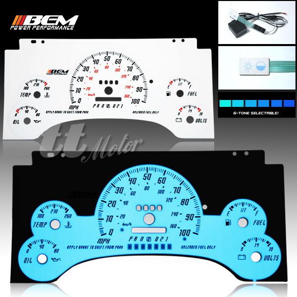 Deal 1995 1996 1997 chevy s10 pickup dash board glow gauge