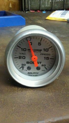 Autometer 4301 ultra-lite mechanical boost/vacuum gauge