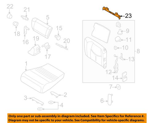 Porsche oem 06-13 911 rear seat-child seat bracket 99780372100