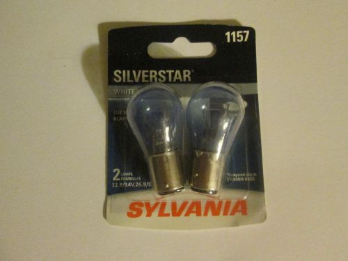 Sylvania silverstar whiter light 1157 a package of 2 lamps