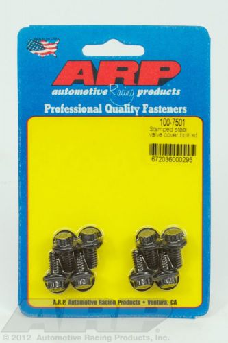 Stamped steel 12pt valve cover bolt kit arp 100-7501