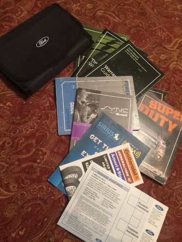 2011 ford super duty diesel 6.7 owner&#039;s manual set powerstroke oem free shipping