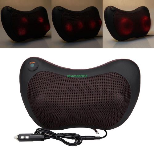 Car calf neck full body 4 deep-kneading shiatsu massage cushion pillow heating