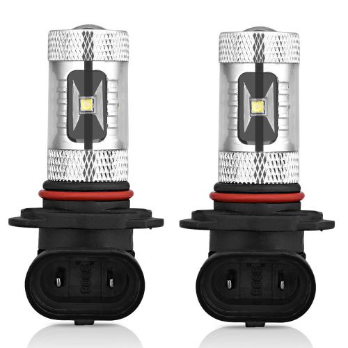 Led car fog light 9005 2x30w*5 white drl driving light high power front lamps