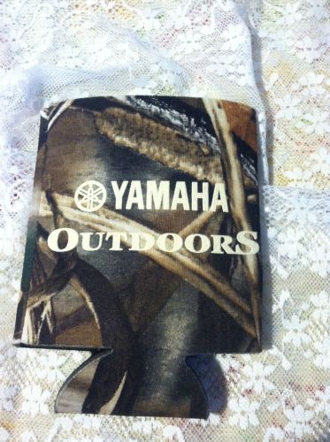 Oem yamaha outdoors camo can koozie 12 ounce can beer/soda genuine yamaha cover