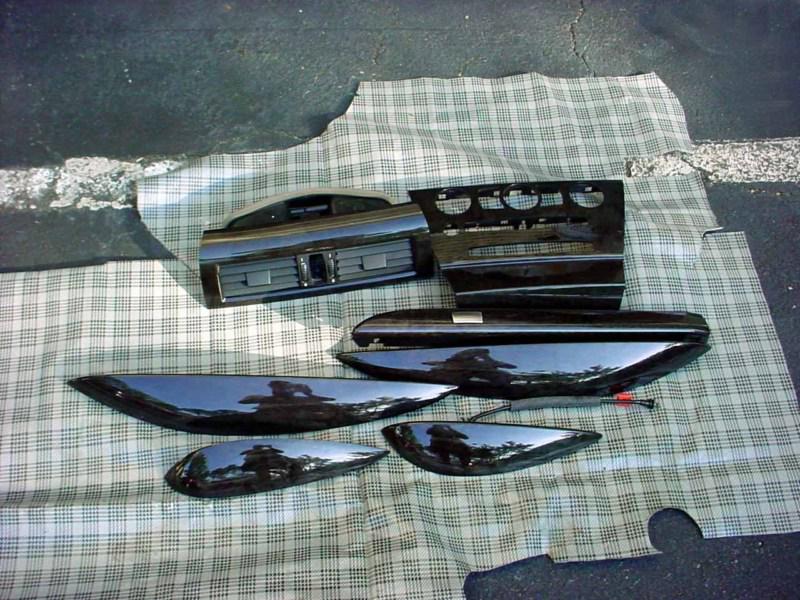 Bmw e63 e64 6 series 2004-2010 m6 genuine black piano lacquer interior trim kit