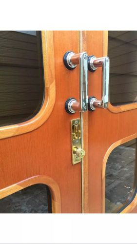 Solid teak doors