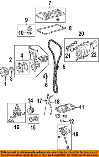 Toyota oem 171770t020 intake manifold gasket/engine intake manifold gasket