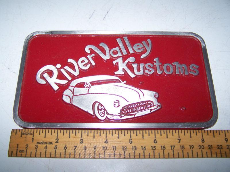 River valley kustoms  car club plaque