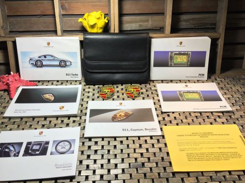 2007 2008 porsche 911 turbo owners manual + navigation pcm book ((buy oem))