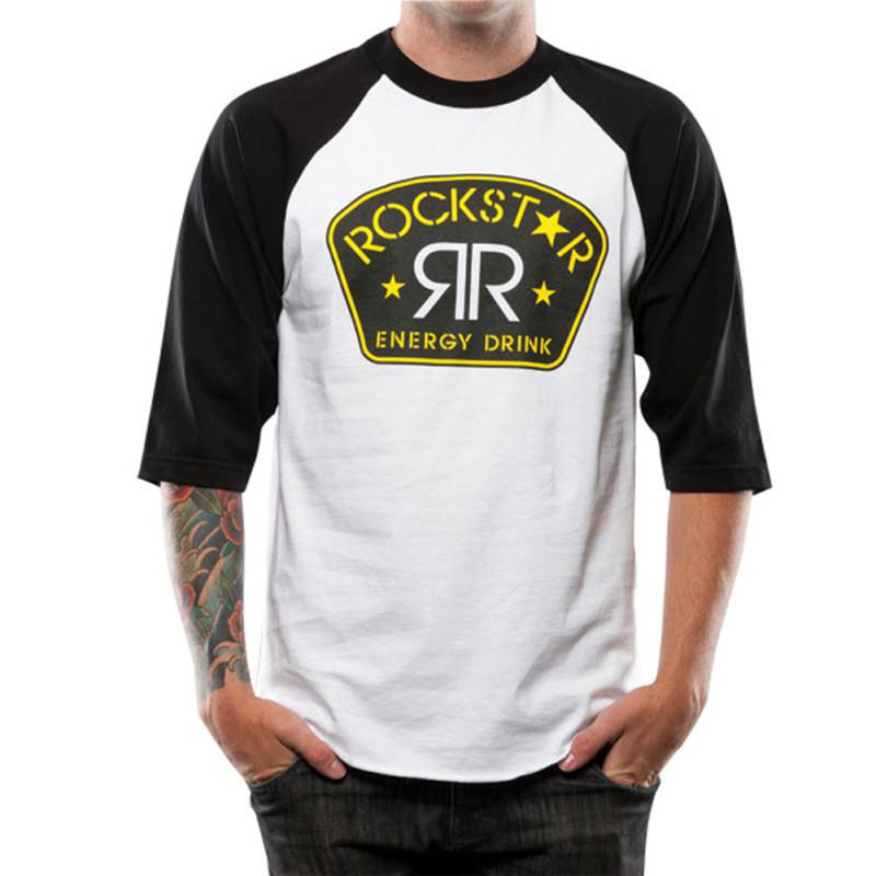 New answer allstar rockstar adult tee/t-shirt, white/black, xl