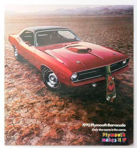 1970 plymouth barracuda hemi and cuda original dealer sales brochure