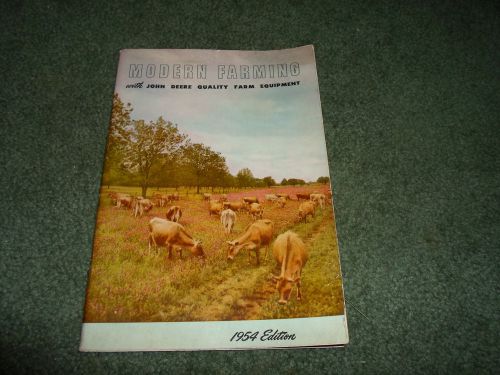 1954 john deere modern farming book - excellent