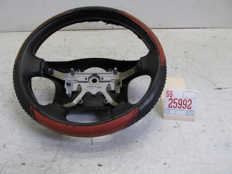 98 99 isuzu rodeo 6 cyl left driver steering wheel grey w/o radio controls 1508