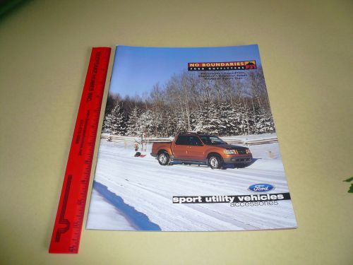 Ford sport utility accessories outfitters brochure