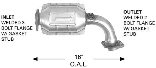 Catco 1074 exhaust system parts-catalytic converter