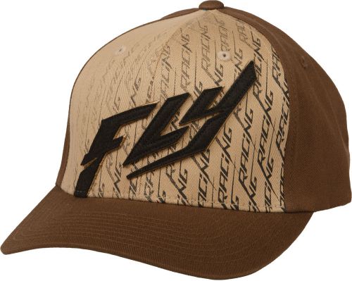 Fly racing 351-0438l felt hat brown/tan l-x