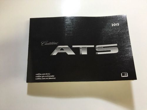 2015 cadillac ats owners manual. free same day priority shipping #0164