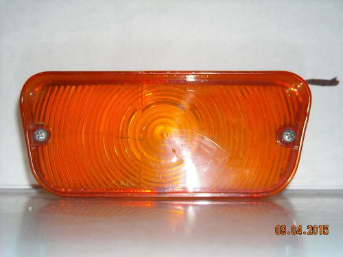 Ford truck amber parking light lens 1967 1968 1969 - fomoco logo very good used