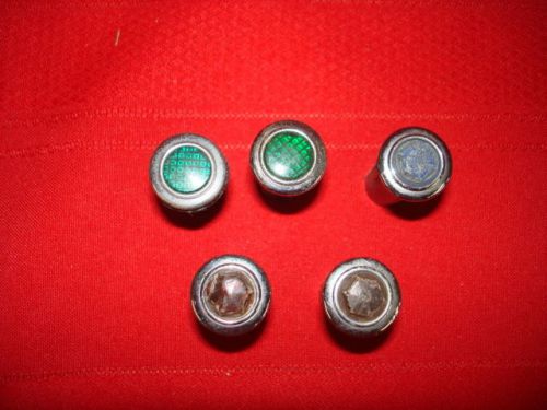 Vintage british dash indicator light lens