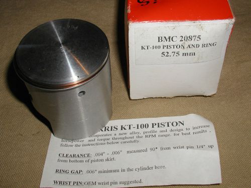 Vintage race go kart nos burris yamaha kt-100 piston 52.75mm cart part