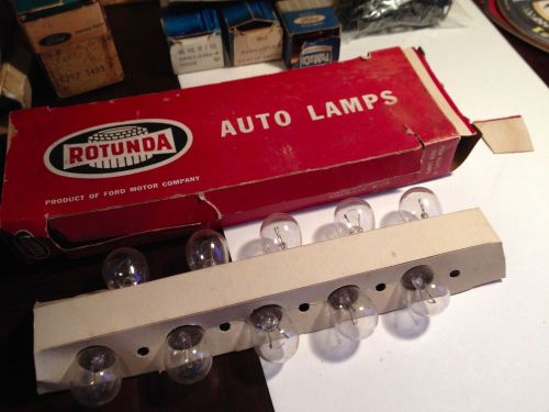 Ford rotunda 6 volt nos bulbs in the box b4az-13466a shoebox ford customline