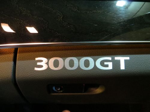 (2pcs) dashboard badge sticker decal *3000gt*