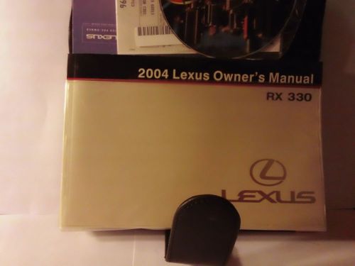 2004 lexus rx 330 owners manual set with leather case