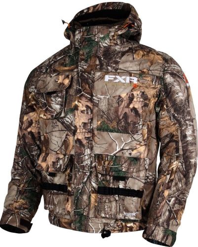 Fxr mens hardwear warm winter snowmobile jacket coat -realtree- large - new