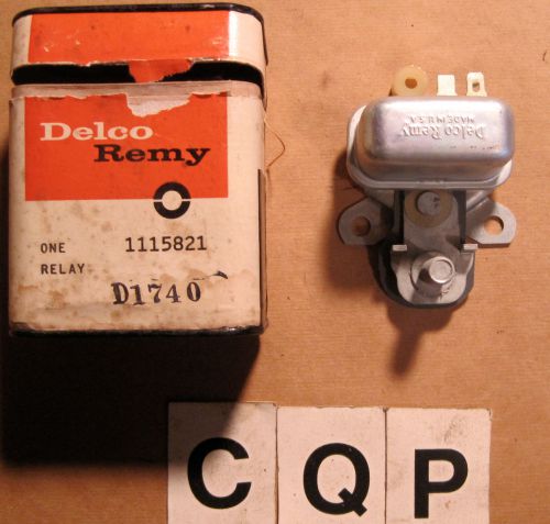 1963 pontiac p8 junction block horn relay ~ gm part # 1115821 ~ d-1740