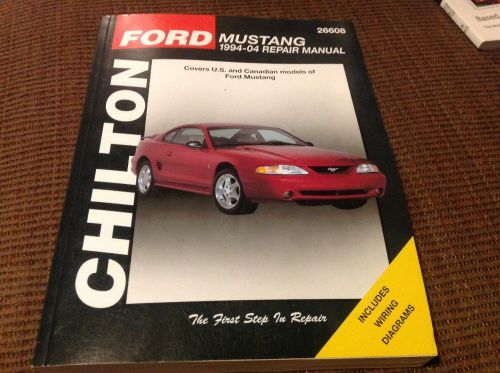 Chilton&#039;s ford mustang 1994-04 repair manual