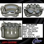 Centric parts 141.44208 front left rebuilt caliper with hardware