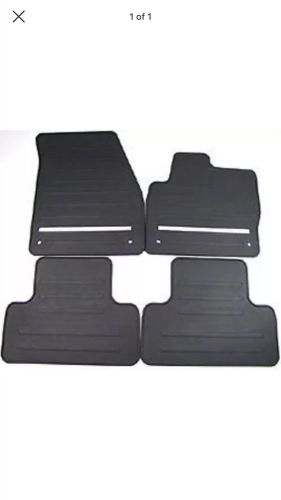 Range rover evoque rubber floor mat set oem new accessory # lr045097