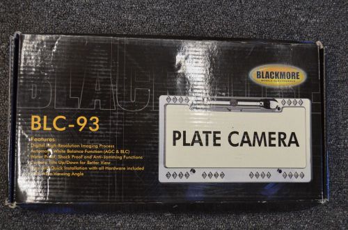 Blackmore blc-93 license plate with camera