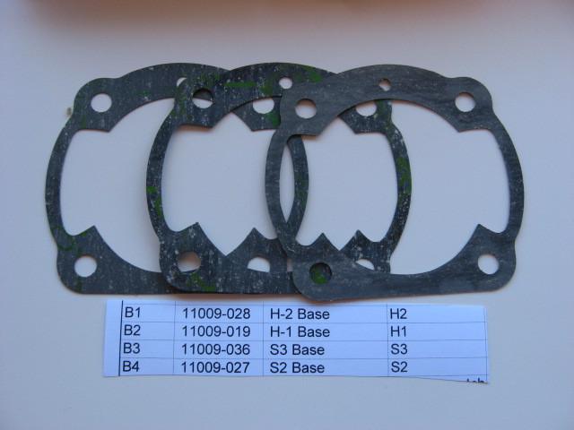 Kawasaki h1 h2 s3 s2 base gaskets