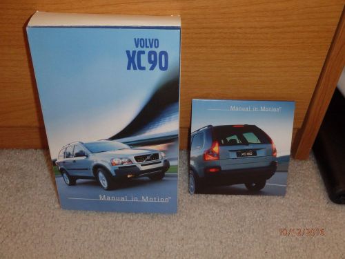 2004 volvo xc 90 owners special dvd &amp; vhs manual in motion