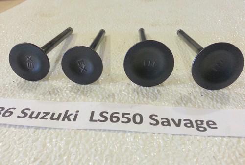 86  suzuki ls650 ls 650 savage boulevard intake & exhaust valves