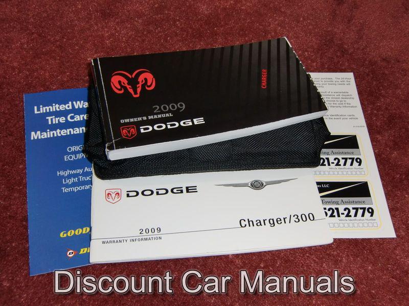 ★★ 2009 dodge charger owners manual portfolio 09!! ★★