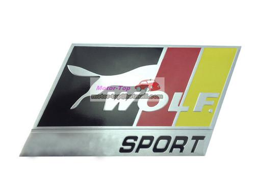 Metal emblems badge racing sport sticker decal for ford focus fusion fiesta edge