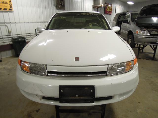 2000 saturn l series sedan rear seat belt & retractor only center gray