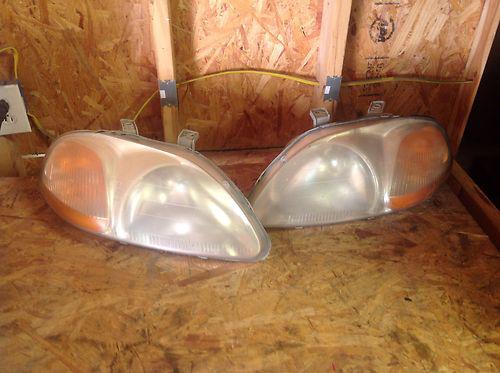 96-00 civic lx oem headlights assembly 