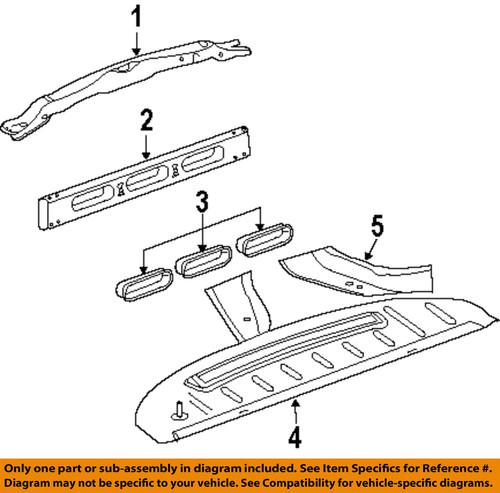 Dodge oem 5029611ac splash shields-cooling-underbody shield