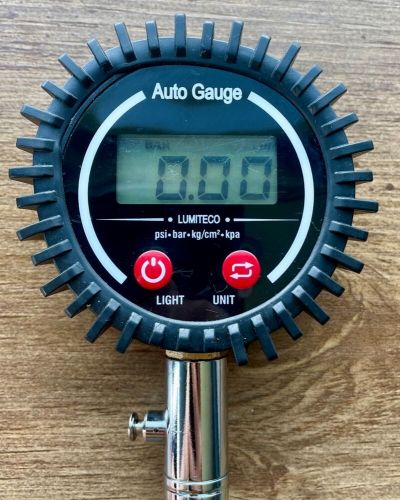 Auto gauge tire pressure  psi-bar-kg/cm2/kpa digital backlit lcd