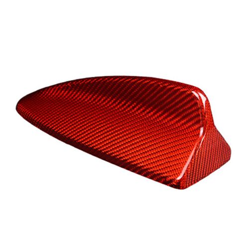 Carbonfiber shark fin antenna cover sticker fit bmw 5 7seriesgt f11 x3 x5 x6 red